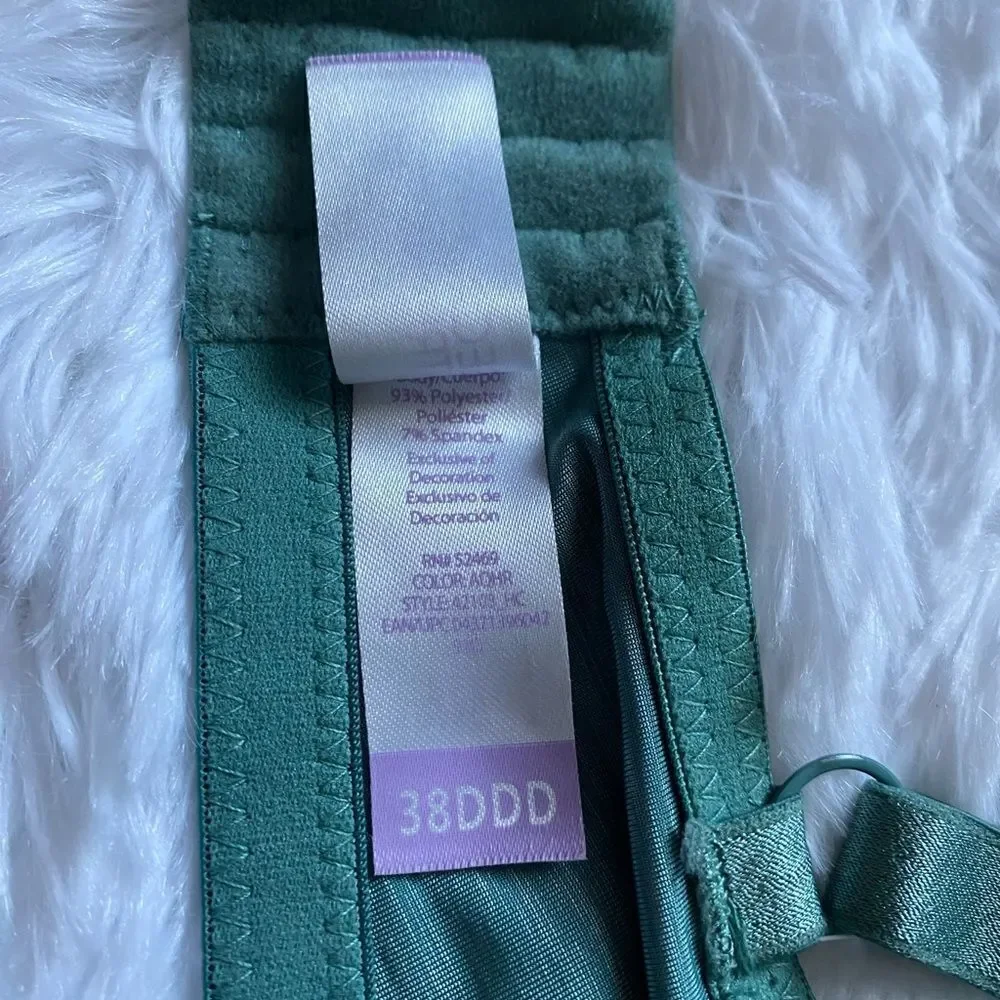 Secret Treasures Underwire Bra Green Size 38DDD‎